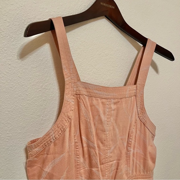 Prana Sundrifter Midi Dress Apple Blossom Print, peach color Size Medium - Picture 10 of 13